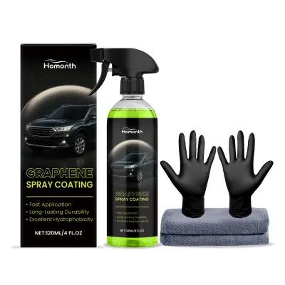 Homonth Ceramic Car Coating Spray Nano Ceramic Coating For Auto Paint Care Crystal Durable Protection Paintwork Shine Shield 120ml