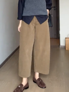 MANMI | Quần Casual Hàn Quốc Phong Cách Eo Thon