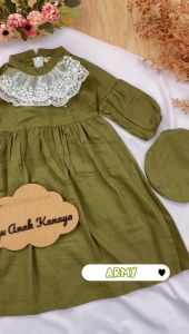 1-4TH GAMIS ANAK PUTRI FREE BARET LONG DRESS ANAK PEREMPUAN GAMIS ANAK PEREMPUAN