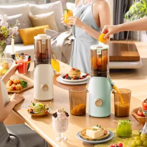 BRUNO Original Juicer Slag Juice Separation Home Automatic Easy Washing Slow Grinding Large Caliber Ice Cream Juicer Fruit Extractor Machine