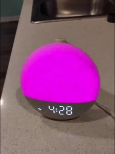 Sunrise Alarm ClockWhite Noise Sound Machine with 30 Soothing SoundsNatural Wake Up Light for Bedrooms Heavy Sleepers Gift