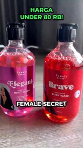 FEMALE SECRET - Confident Body Wash 300ml | Sabun Mandi Mencerahkan dan Melembabkan Kulit