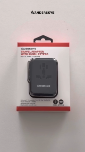 Wanderskye 2 USB + 2 Type C Travel Adaptor