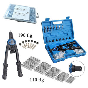 [Local Delivery]110pcs รีเวทนัท ยี่ห้อ DRACO นัทรีเวท น๊อตรีเวท Heavy Duty NUT Rivet Riveter Rivnut Nutsert ขนาด M3 - M12 (สินค้ามีพร้อมส่ง)