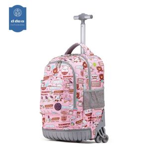 DDOO | Stair-climbing Water-resistant Large-capacity Detachable Wheel Trolley Backpack