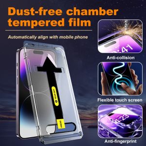 ผ่านการทดสอบการปกป้องและทนต่อการสึกหรอ ฟิล์มป้องกัน โกดังปลอดฝุ่น ป้องกันรอยขีดข่วน หน้าจอสัมผัสที่ยืดหยุ่น