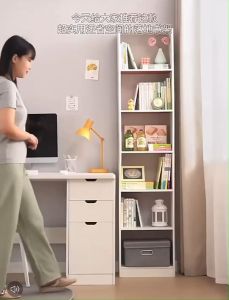 ชั้นวางหนังสือ ตู้สีขาวมินิมอล ขายกสูง คลิกที่เรา ทำความสะอาด 16 รายการ