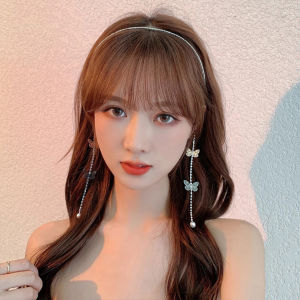 Pearl Butterfly Tassel Headband: A Stylish Addition to Your Wedding Outfit