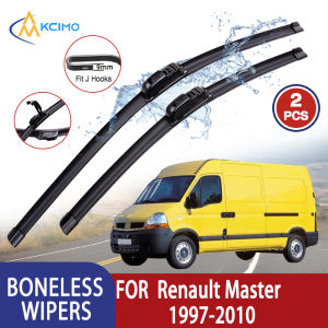 Kcimo For Renault Master 1997-2010 Car Wiper U-type Soft Rubber Boneless Wiper HD Quiet Durable Automotive Wiper 24"+24"