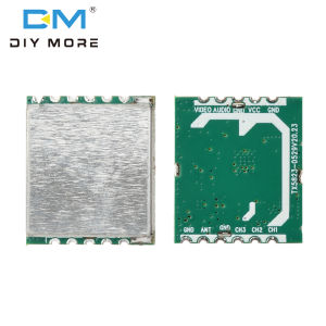 โมดูลเครื่องส่งสัญญาณเสียงและวิดีโอไร้สาย8CH สำหรับ FPV UAS DC 3.3V 5.8G 200MW TX5823