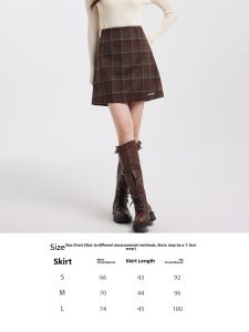 Petite New High Waist A-Line Skirt