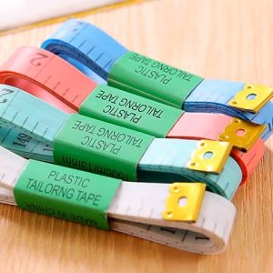 Thước Dây Mềm May Đồ Thước Dây Đo 3 Vòng 150cmThước Đo Eo Bụng Chiều Cao Tiện Lợi Nhiều Màu-HAUSE