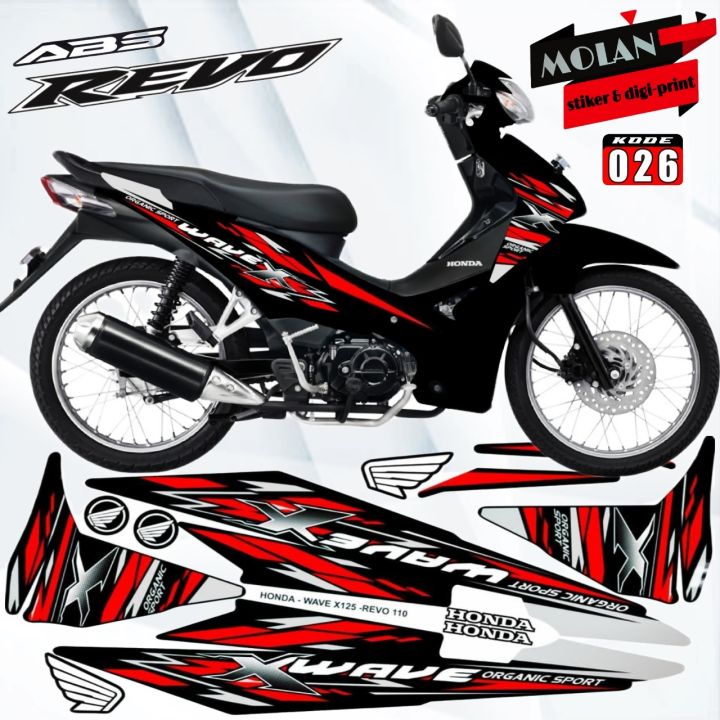 Decal Sticker Striping Variasi Revo Absolute 110 2010-2013 / Revo 110