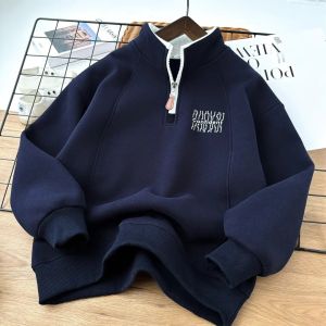 JIFANPAUL | Warm Fleece-lined Hoodie Jacket Windproof Autumn Winter Boys Clothes