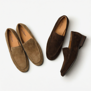 MIOLLIBARN | Suede Loafer Flats Leather Soft-soled Suede Slip-on