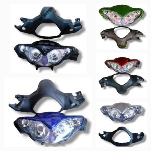 Batok Depan Belakang Reflektor Mika Lampu Depan Yamaha Jupiter Z New Burhan Hitam Biru Merah Maroon Hijau Silver