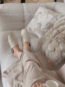 Non-slip Quiet Sheepskin Slippers