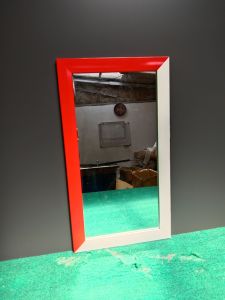 "promo"kaca cermin minimalis gantung/tempel ukuran 45cmx25cm
