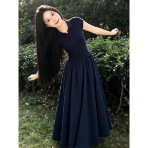 NIUVIES | Đầm Polo Độc Đáo Dây Nơ eo