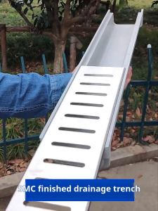 Heavy Duty Resin Drainage Channel - Stainless Steel Grating Cover for Driveway & Garage