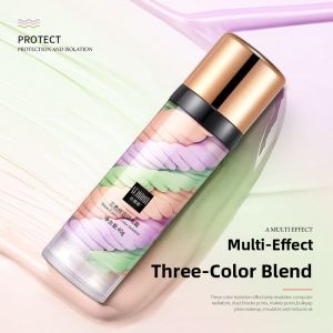 Color Nana Three Tone Highlighting Isolation Cream Waterproof Long Lasting Natural Makeup Primer Moisturizing Cosmetic