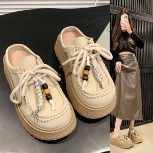 DIANCHA | Beaded Slip-On Loafer Shoes