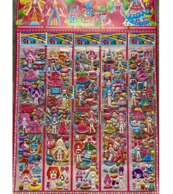 sticker pads 20 pcs RANDOM DESIGN dressup sticker