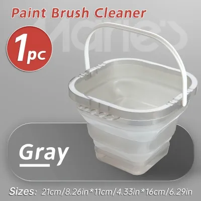 Maries 1pc Paint Brush Cleaner WasherFoldable Portable Collapsible Washing Art Tool for WatercolorOilPaintin for Adults