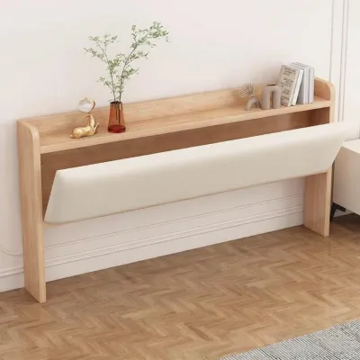 Oral-B | Soft Headboard Storage Bedhead Simple Modern Rubber Wood