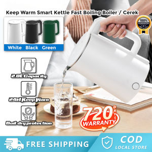 2.3L Fast Heat Automatic Electric Kettle Teapot Flask Hot Water Stainless Steel Jug Elektrik Automatik Teapot Flask Air Panas 快速加热自动电热水壶茶壶烧瓶热水不锈钢壶