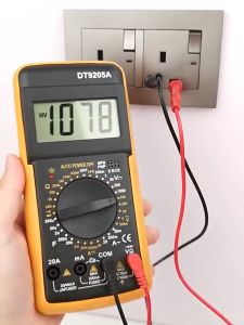 Bộ 1 Đồng hồ đo vạn năng DT9205A Thích hợp cho thợ điện tử hay học sinh sinh viên học tập-HAUSE