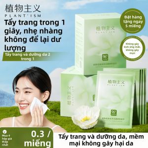 PLANTISM | Eye and Lip Makeup Remover Wet Wipes