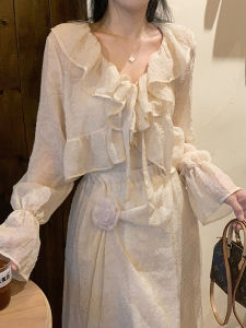 Womens Summer Lightweight Short Length Sun Protection Shirt Chiffon Lace Trim Outerwear V-neck Long Sleeve Vest Top Coat