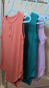 SG - Buttery Soft Bamboo Baby Romper Onesie Bamboo Romper Bodysuit Newborn Onesie