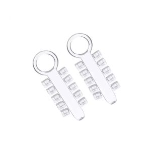 GULPOOE 20 Sticks Dental Orthodontics Rotation Wedges High Elastic Rubber Grey Clear Rotating Torsion Pad Dental Consumable