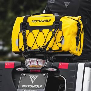 Universal Motorcycle Waterproof Tail Bags Back Seat Bags Cycling Camping Travel Bag Scooter Sport Luggage Pack 90/66/40L