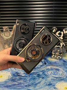 Huawei Mate30 pro Gyrating Phone Case New Electroplating Cooling Grid Design Anti-stress Stand Protective Cover for Men And Women