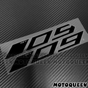 Yamaha MT-09 MT09 SP Motorcycle Decorative Side Cover Sticker Reflective Decal Flower Painting PVC Material Carved Pattern
