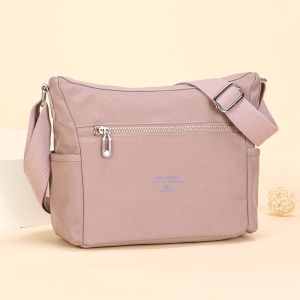 กระเป๋าสะพายไหล่แบบสะพายข้างสำหรับผู้หญิง ความจุขนาดใหญ่ น้ำหนักเบา ทนทาน ป้องกันน้ำ กระเป๋าเดินทางสำหรับคุณแม่ กระเป๋าสะพายข้างแบบลำลอง