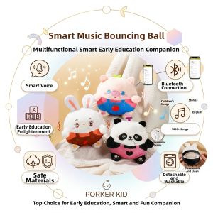 WOWEIAOKUANG | Educational Soothing Panda Jumping Ball Toy