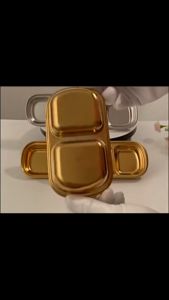 5Pcs Stainless Steel Sauce Sauce Plate Korean Sauce Dish Seasoning Dish Dish Barbecue