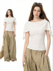 EVPGB | Áo Thun Tay Ngắn Giúp Gầy Elegante