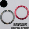 30.6mm*38mm Vingtage Gold Red Green Ceramic Watch Bezel Insert With Rose Calibation Cyan Luminous Fit 40mm41mm SUB 007 Case. 