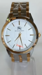 Đồng hồ BURBERRY Nam Chính hãng side lớn 38mm .Mặt đá saphia .Vỏ đờ mi vàng sang trọng.Hàng mới 100%