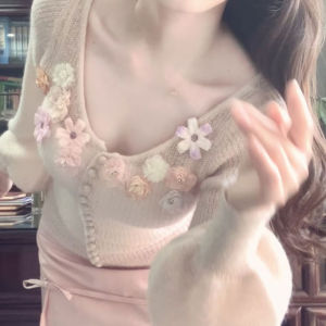 CHANGTONG | Youthful Stylish Gentle Style Knit Top