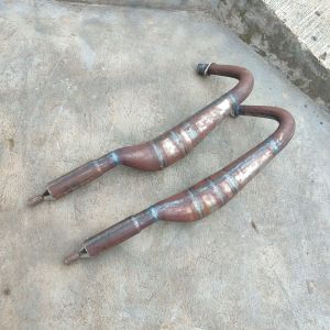 KNALPOT KOLONG PLAT KARAT UJUNG CHROME KOLONG MEDAN