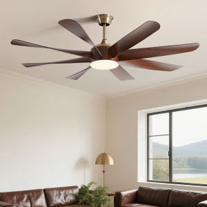 KAIYE | Antique Style Large Wind Capacity Ceiling Fan Light 8 Blades