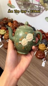 📌 SIÊU SALE📌 Ấm mỹ nhân kiên - Đậu thanh nê - NN Thực Lực Phái - 200ml - 9 Lỗ - Tích hoa mẫu đơn