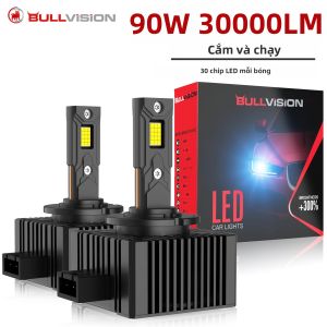 2 Chiếc 90W Bóng Đèn Pha LED D1S D3S D4S D2S D8S CSP 30000LM Siêu Sáng 6000K Xi Nhan CANBUS Tương Thích Đèn Pha Ô Tô Phù Hợp Đa Năng
