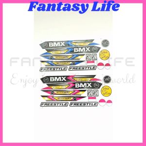 Fantasy Stiker Variasi Sticker Tempel murah harga per lembar Sepeda Gunung BMX MTB semua jenis sepeda